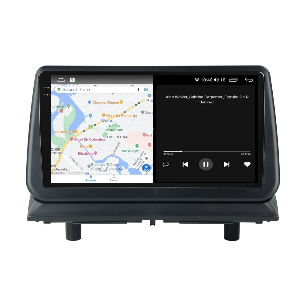 Navigatie dedicata cu Android Dodge Nitro 2006 - 2013, 8GB RAM, Radio GPS Dual Zone, Display 2K QLED 9.5\'\' Touchscreen, Internet Wi-Fi si slot SIM 4G, Bluetooth, MirrorLink, USB, Waze - 3 | YEO