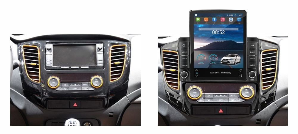 Navigatie dedicata cu Android Fiat Fullback dupa 2016, 1GB RAM, Radio GPS Dual Zone, Touchscreen IPS 9.7