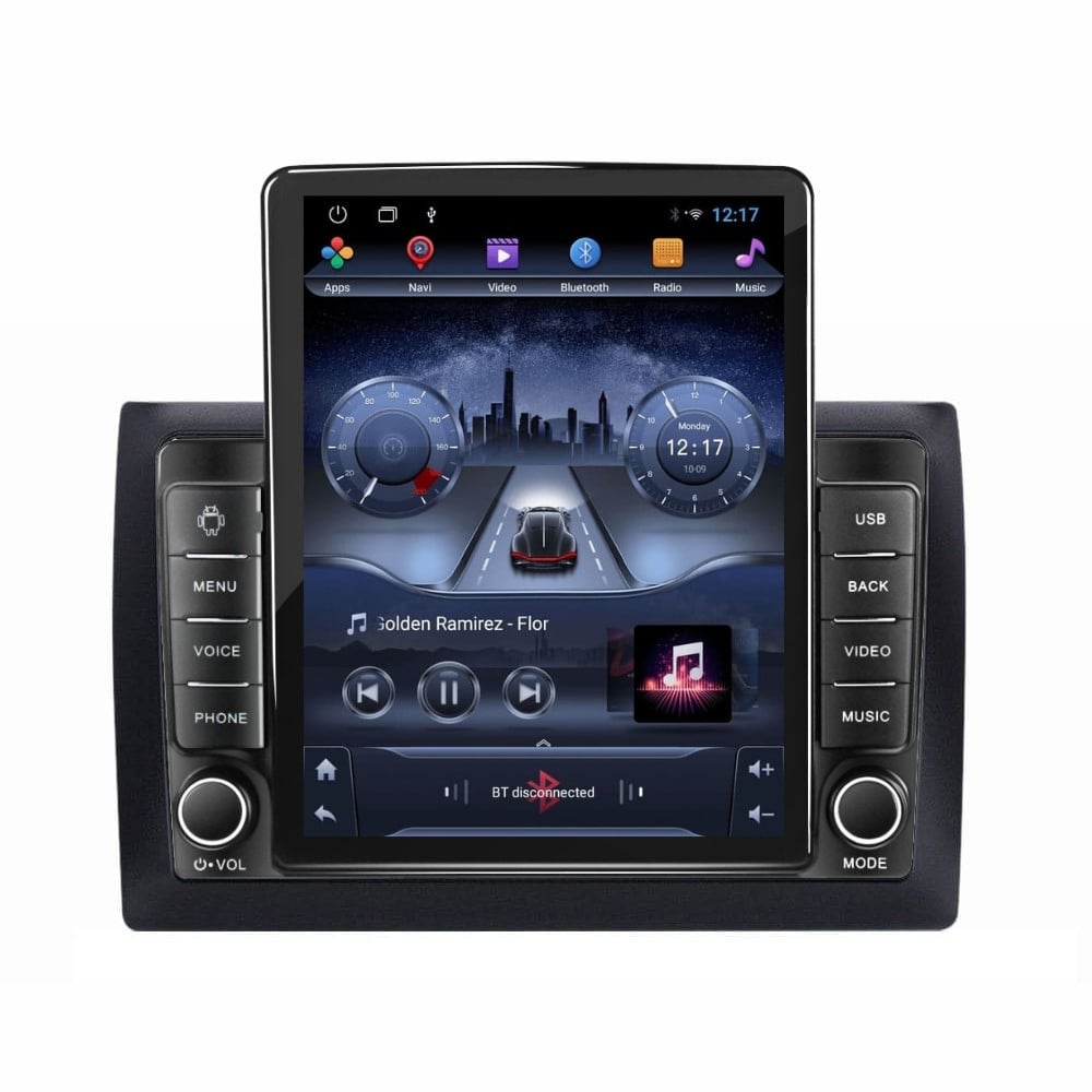 Navigatie dedicata cu Android Fiat Stilo 2001 - 2011, 1GB RAM, Radio GPS Dual Zone, Touchscreen IPS 9.7