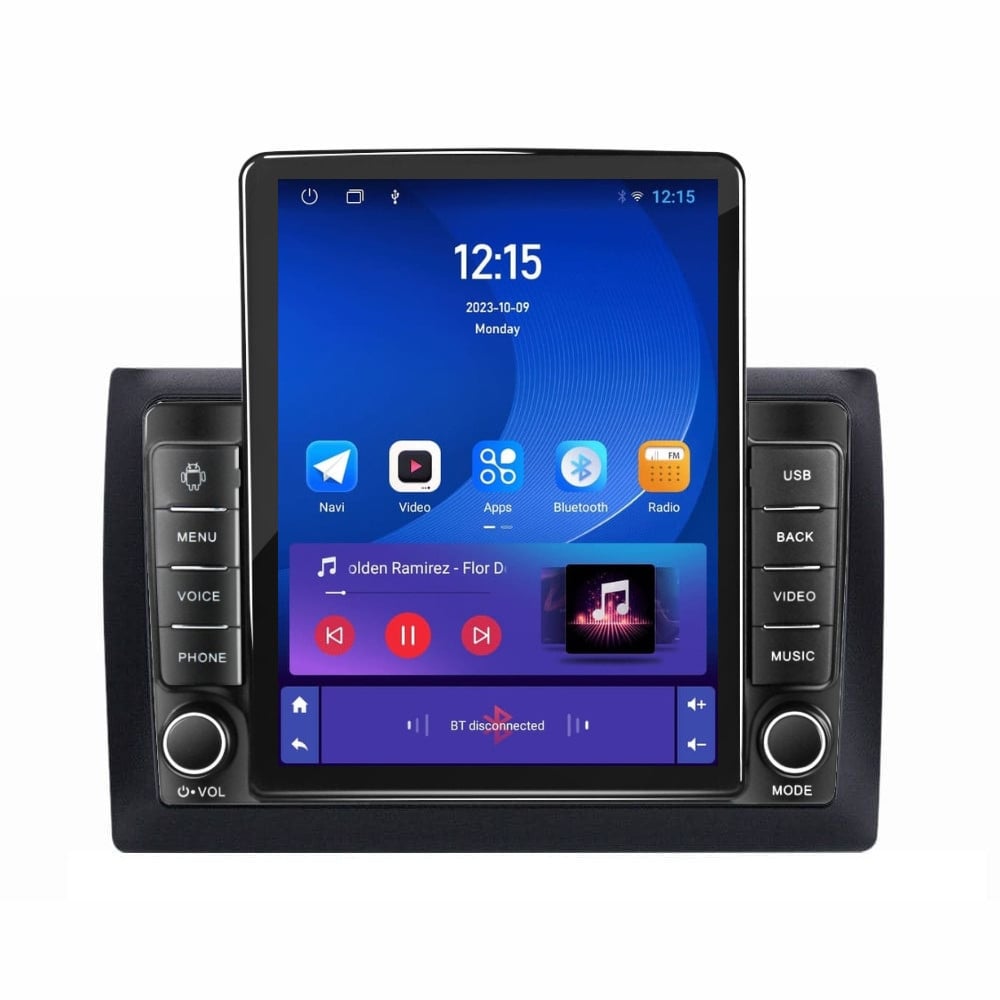 Navigatie dedicata cu Android Fiat Stilo 2001 - 2011, 2GB RAM, Radio GPS Dual Zone, Touchscreen IPS 9.7