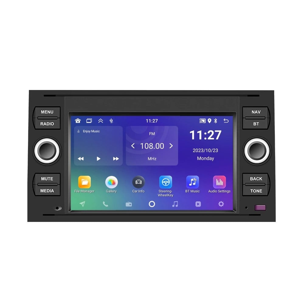 Navigatie dedicata cu Android Ford Kuga I 2008 - 2012, negru, 2GB RAM, Radio GPS Dual Zone, Display HD IPS 7