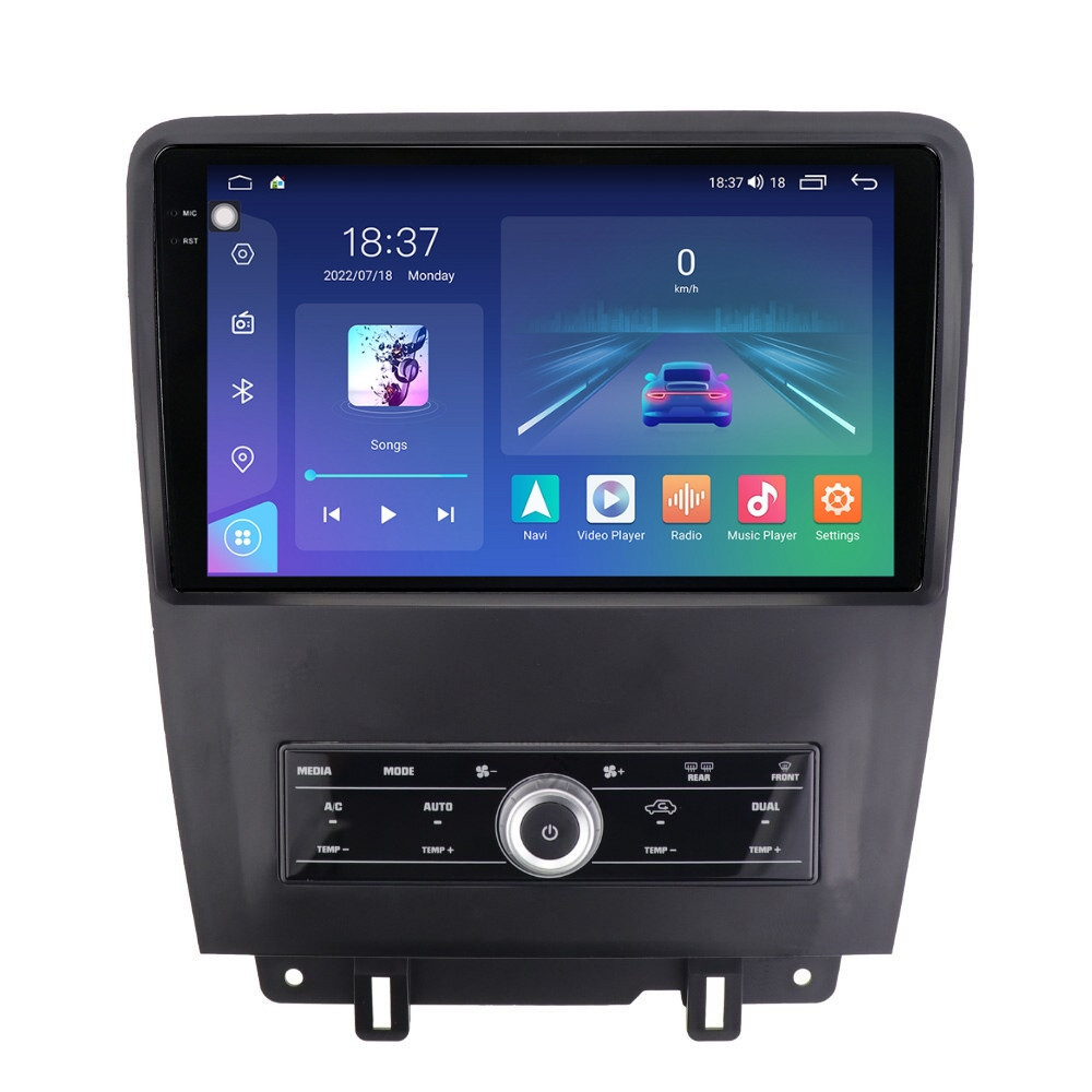 Navigatie dedicata cu Android Ford Mustang 2009 - 2014, 4GB RAM, Radio GPS Dual Zone, Display 2K QLED 10.36