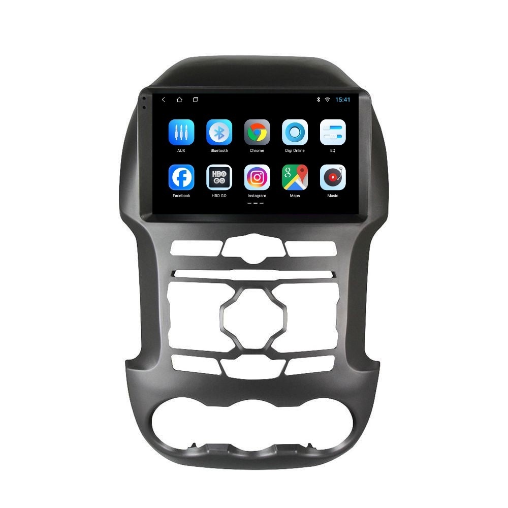 Navigatie dedicata cu Android Ford Ranger 2011 - 2015, 1GB RAM, Radio GPS Dual Zone, Display HD IPS 9
