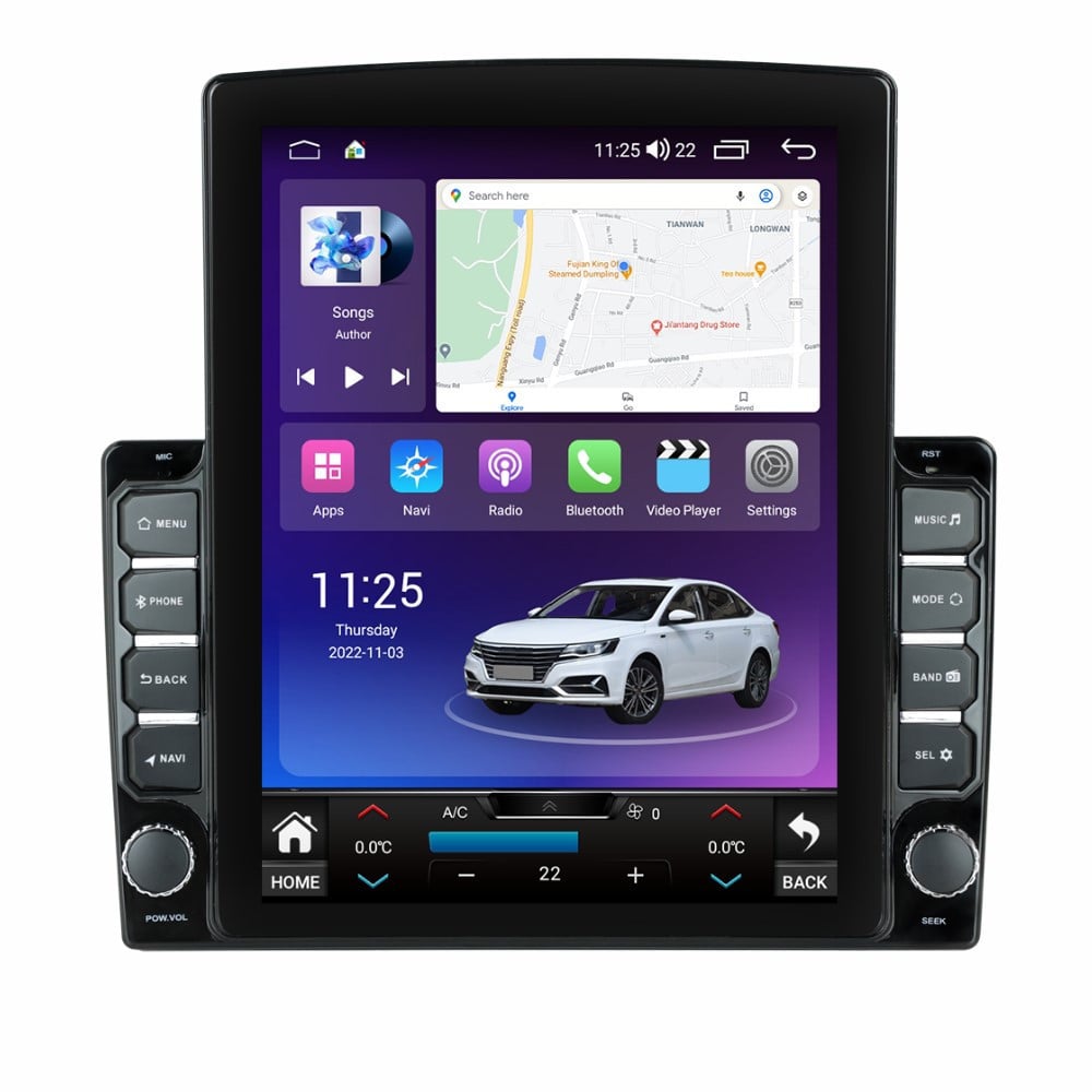 Navigatie dedicata cu Android Ford Transit dupa 2020, 8GB RAM, Radio GPS Dual Zone, Touchscreen IPS 9.7