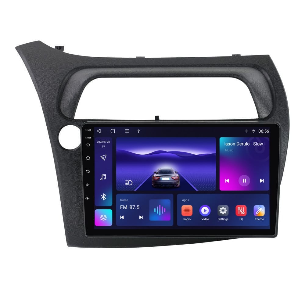 Navigatie dedicata cu Android Honda Civic VIII Hatchback 2006 - 2011, 2GB RAM, Radio GPS Dual Zone, Display HD QLED 9