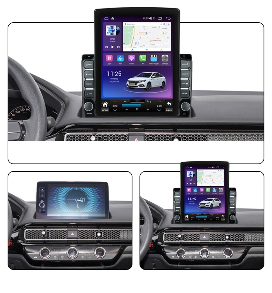 Navigatie dedicata cu Android Honda Civic XI dupa 2021, 8GB RAM, Radio GPS Dual Zone, Touchscreen IPS 9.7