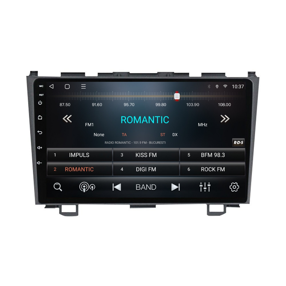 Navigatie dedicata cu Android Honda CR-V III 2006 - 2012, 2GB RAM, Radio GPS Dual Zone, Display HD QLED 9