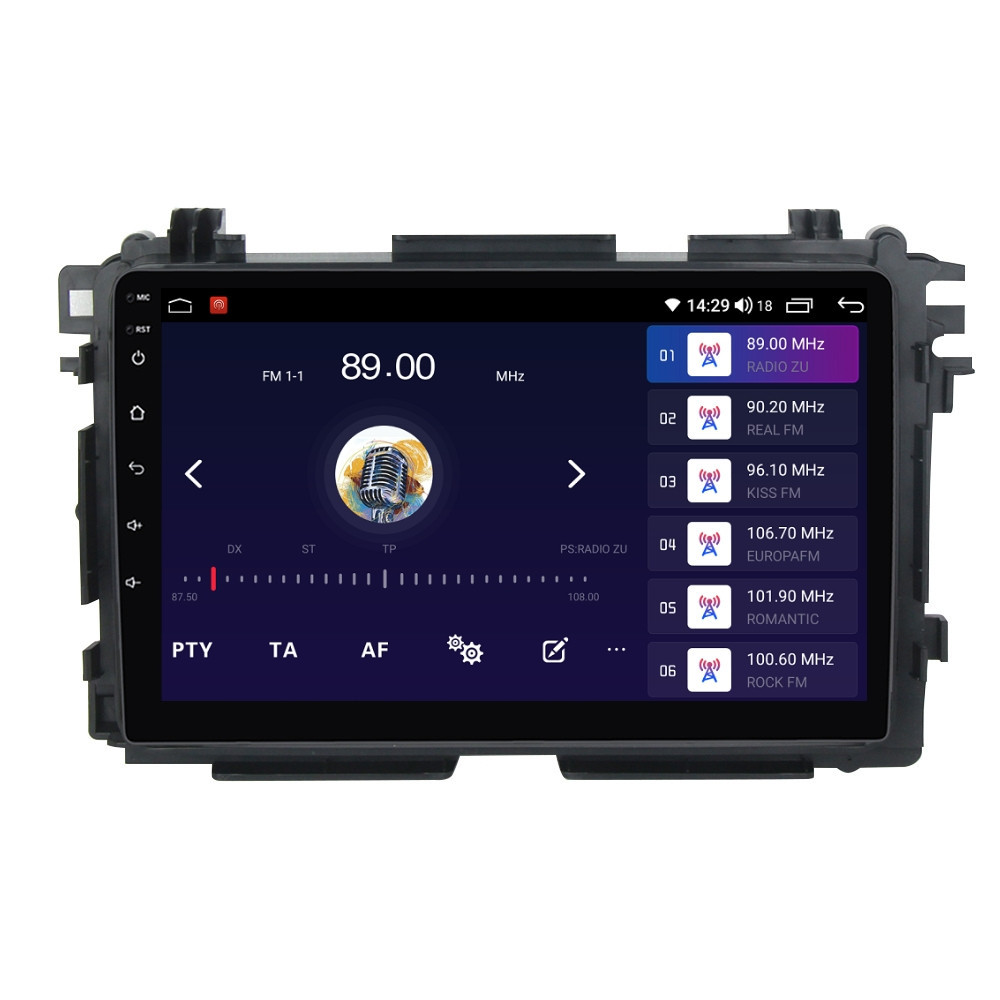 Navigatie dedicata cu Android Honda HR-V 2014 - 2021, 8GB RAM, Radio GPS Dual Zone, Display HD QLED 10