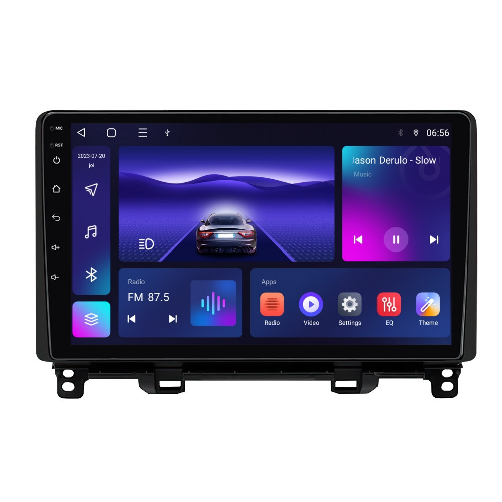 Navigatie dedicata cu Android Honda Jazz V dupa 2020, 2GB RAM, Radio GPS Dual Zone, Display HD QLED 10