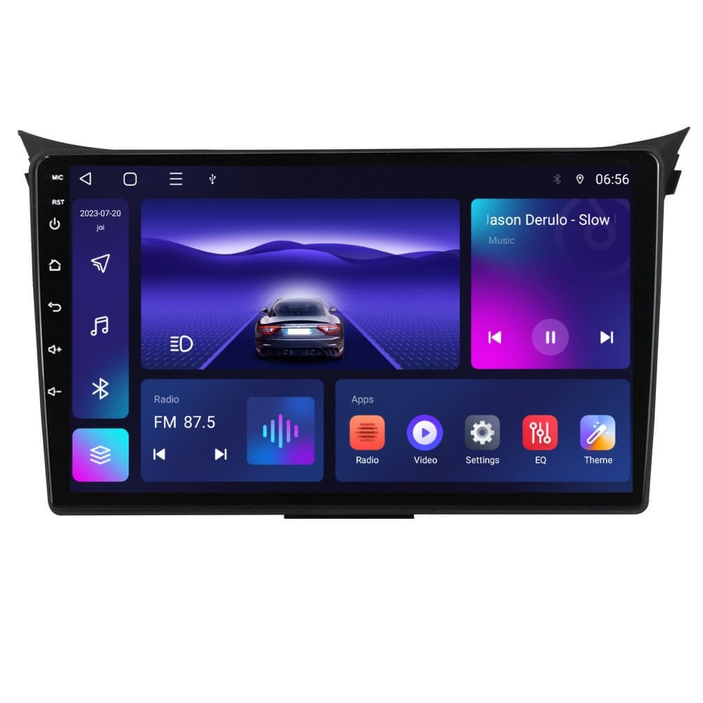 Navigatie dedicata cu Android Hyundai i30 2011 - 2017, 3GB RAM, Radio GPS Dual Zone, Display HD QLED 9