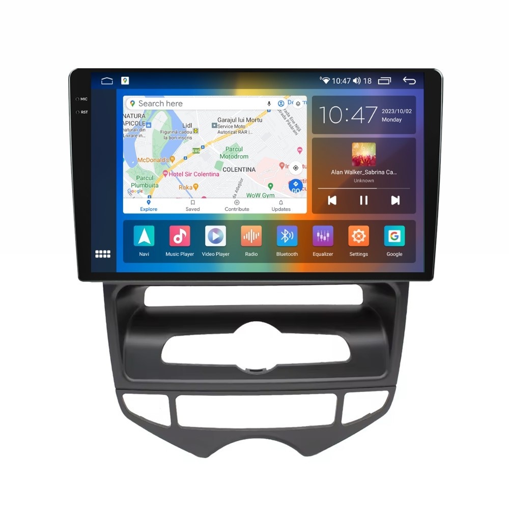 Navigatie dedicata cu Android Hyundai ix20 2010 - 2019, clima automata, 8GB RAM, Radio GPS Dual Zone, Display 2K QLED 9.5