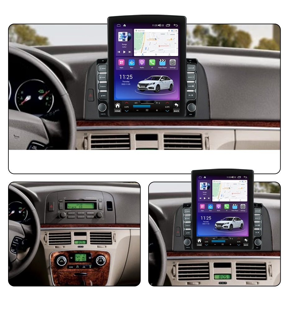 Navigatie dedicata cu Android Hyundai Sonata V 2004 - 2009, 8GB RAM, Radio GPS Dual Zone, Touchscreen IPS 9.7