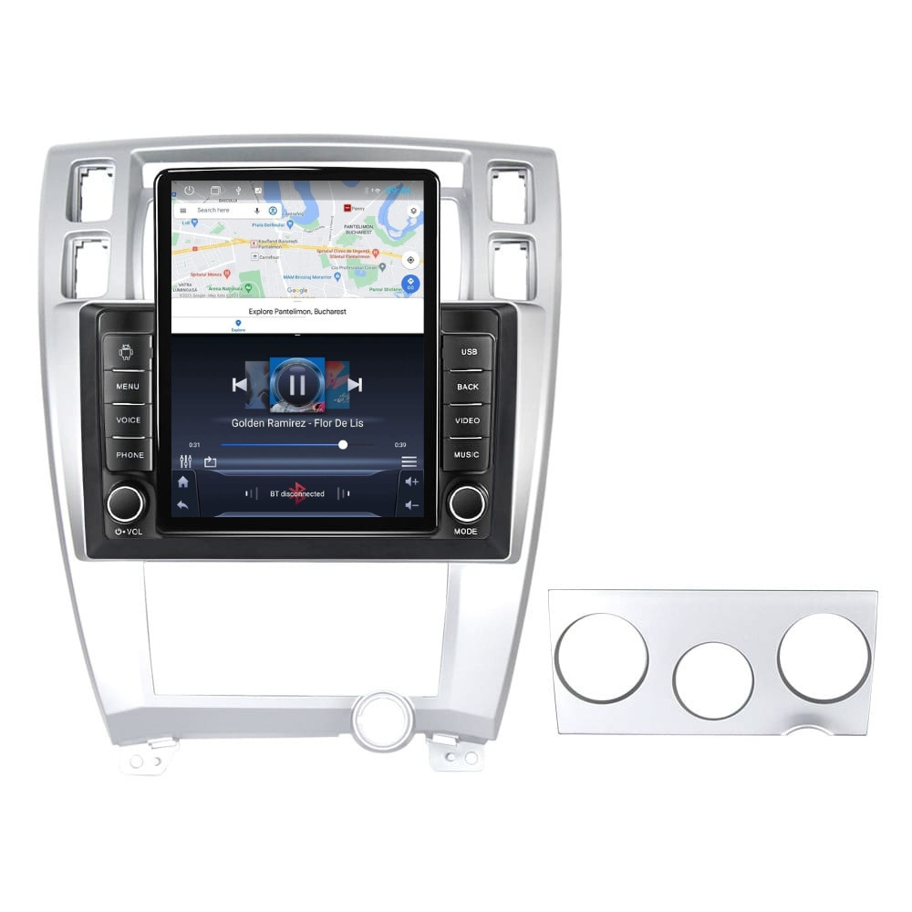 Navigatie dedicata cu Android Hyundai Tucson 2004 - 2011, 2GB RAM, Radio GPS Dual Zone, Touchscreen IPS 9.7