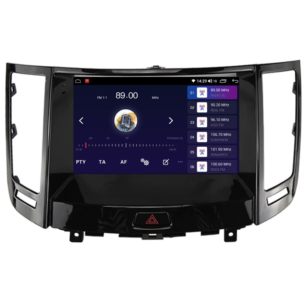 Navigatie dedicata cu Android Infiniti FX35 2008 - 2012, 2GB RAM, Radio GPS Dual Zone, Display HD QLED 9