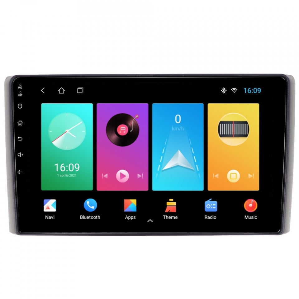 Navigatie dedicata cu Android Iveco Daily 2006 - 2014, 2GB RAM, Radio GPS Dual Zone, Display HD IPS 9