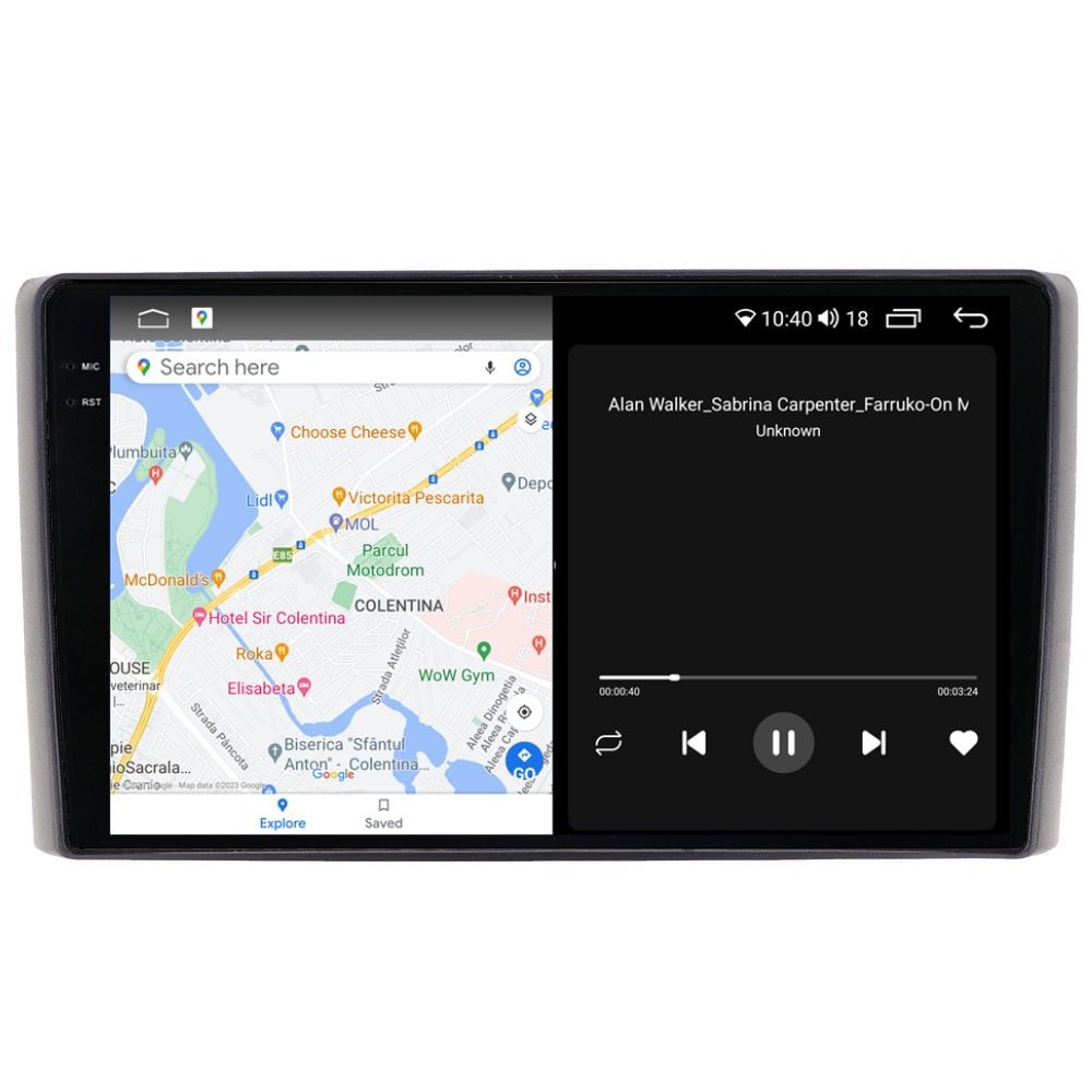 Navigatie dedicata cu Android Iveco Daily 2006 - 2014, 8GB RAM, Radio GPS Dual Zone, Display 2K QLED 9.5