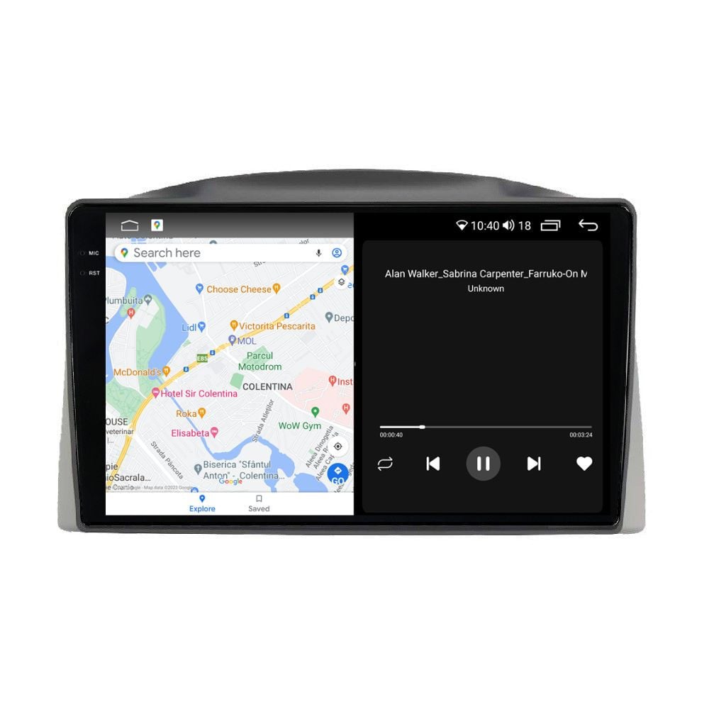 Navigatie dedicata cu Android Jeep Grand Cherokee III 2004 - 2007 cu navigatie originala, 4GB RAM, Radio GPS Dual Zone, Display 2K QLED 10.36