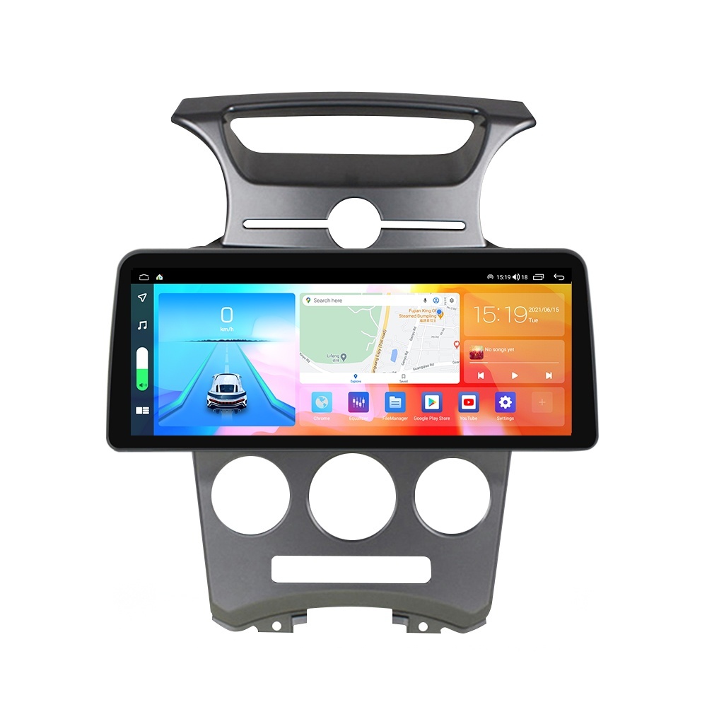 Navigatie dedicata cu Android KIA Carens III 2006 - 2013, clima manuala, 8GB RAM, Radio GPS Dual Zone, Display QLED 12.3