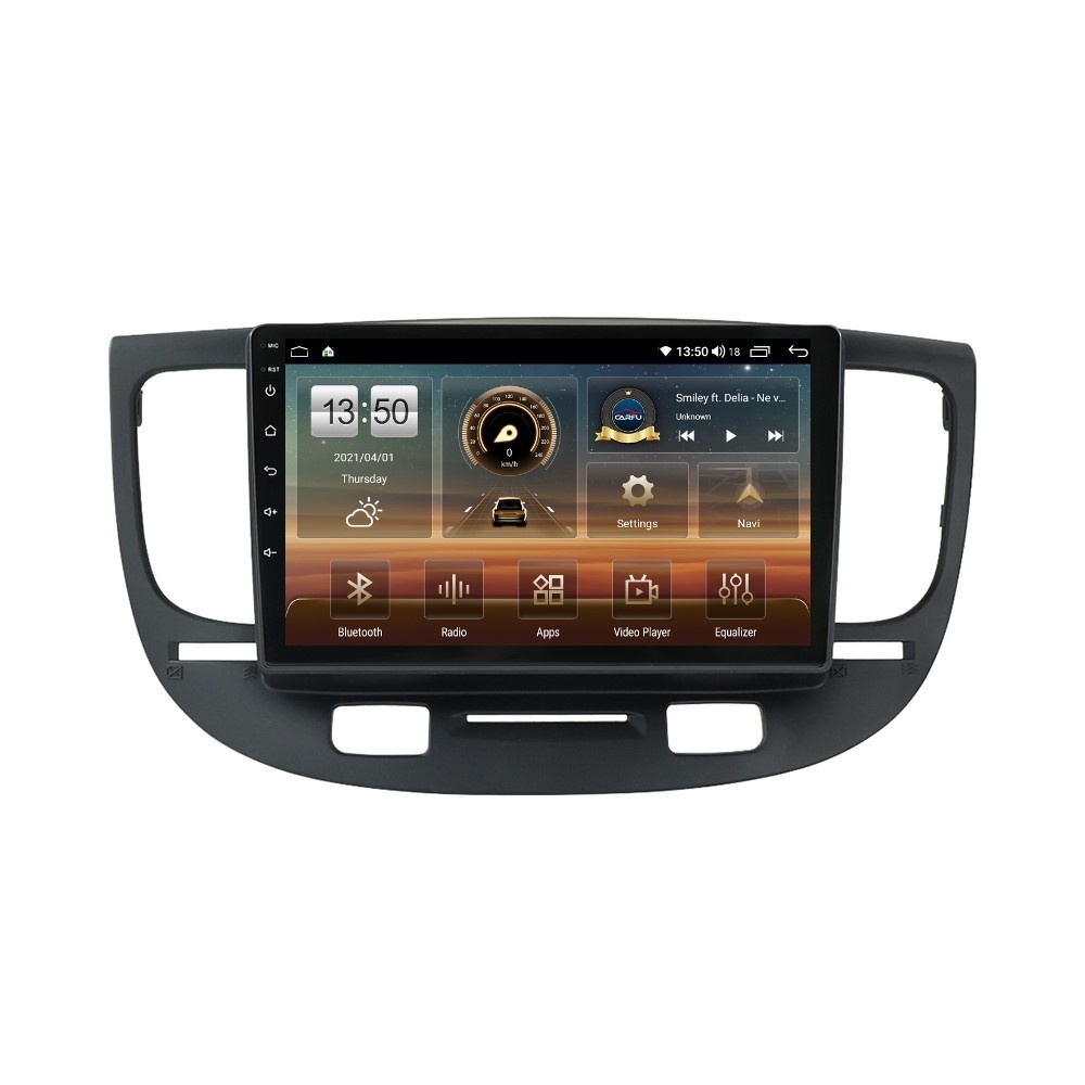 Navigatie dedicata cu Android Kia Rio II 2005 - 2011, 6GB RAM, Radio GPS Dual Zone, Display HD QLED 9