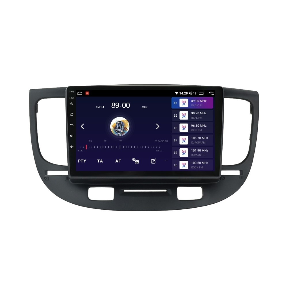 Navigatie dedicata cu Android Kia Rio II 2005 - 2011, 6GB RAM, Radio GPS Dual Zone, Display HD QLED 9