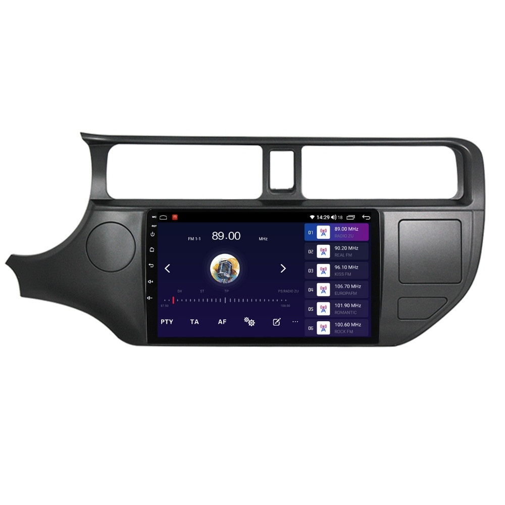 Navigatie dedicata cu Android Kia Rio III 2011 - 2014, 2GB RAM, Radio GPS Dual Zone, Display HD QLED 9" Touchscreen, Internet Wi-Fi si slot SIM 4G, Bluetooth, MirrorLink, USB - Imagine 4