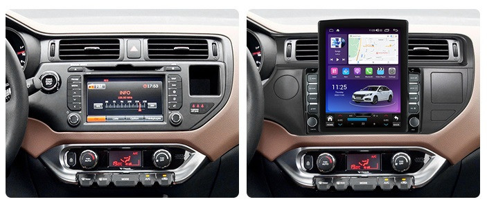 Navigatie dedicata cu Android Kia Rio III 2011 - 2014, 8GB RAM, Radio GPS Dual Zone, Touchscreen IPS 9.7