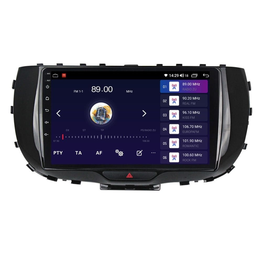 Navigatie dedicata cu Android Kia Soul dupa 2019, 2GB RAM, Radio GPS Dual Zone, Display HD QLED 9