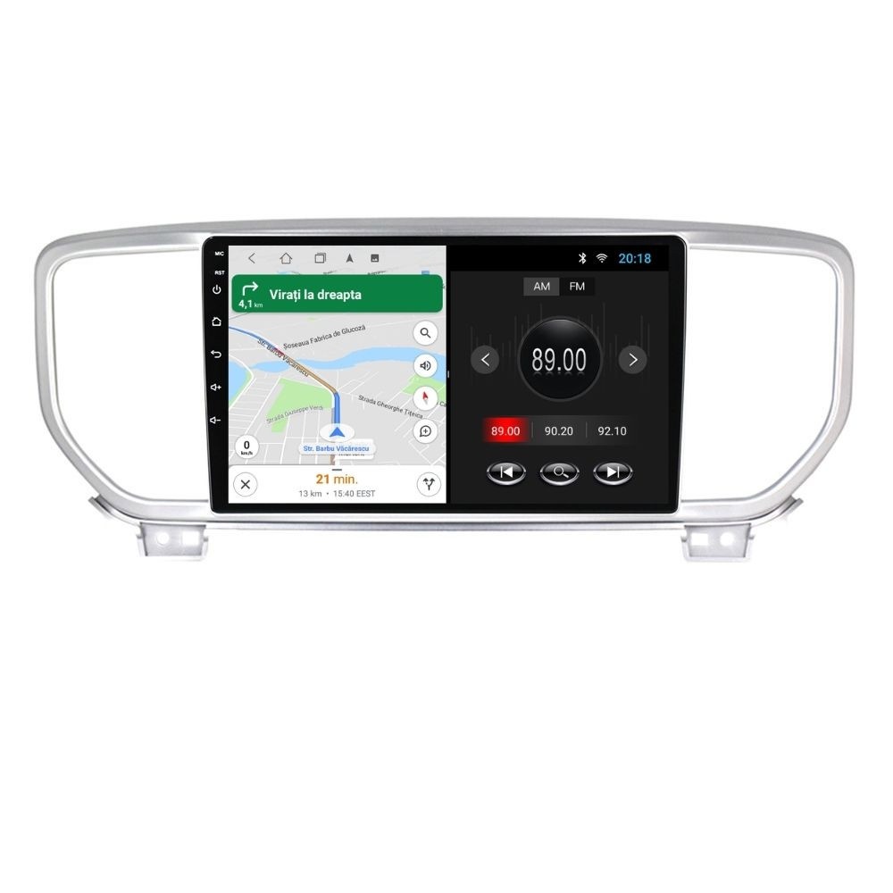 Navigatie dedicata cu Android Kia Sportage 2018 - 2021, 2GB RAM, Radio GPS Dual Zone, Display HD IPS 9" Touchscreen, Internet Wi-Fi, Bluetooth, MirrorLink, USB - Imagine 6