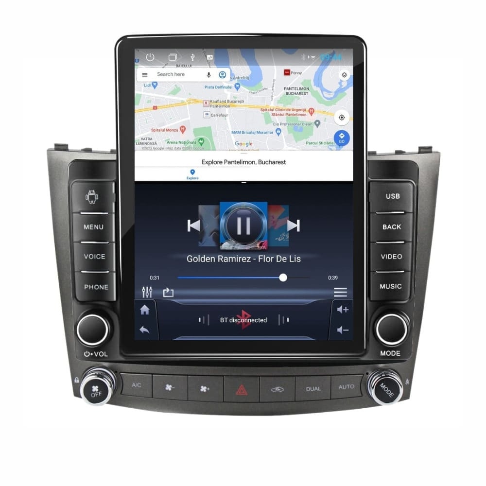 Navigatie dedicata cu Android Lexus IS 2005 - 2013, 2GB RAM, Radio GPS Dual Zone, Touchscreen IPS 9.7