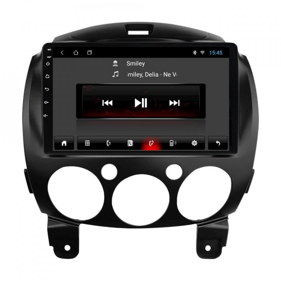 Navigatie dedicata cu Android Mazda 2 2007 - 2014, 2GB RAM, Radio GPS Dual Zone, Display HD IPS 9