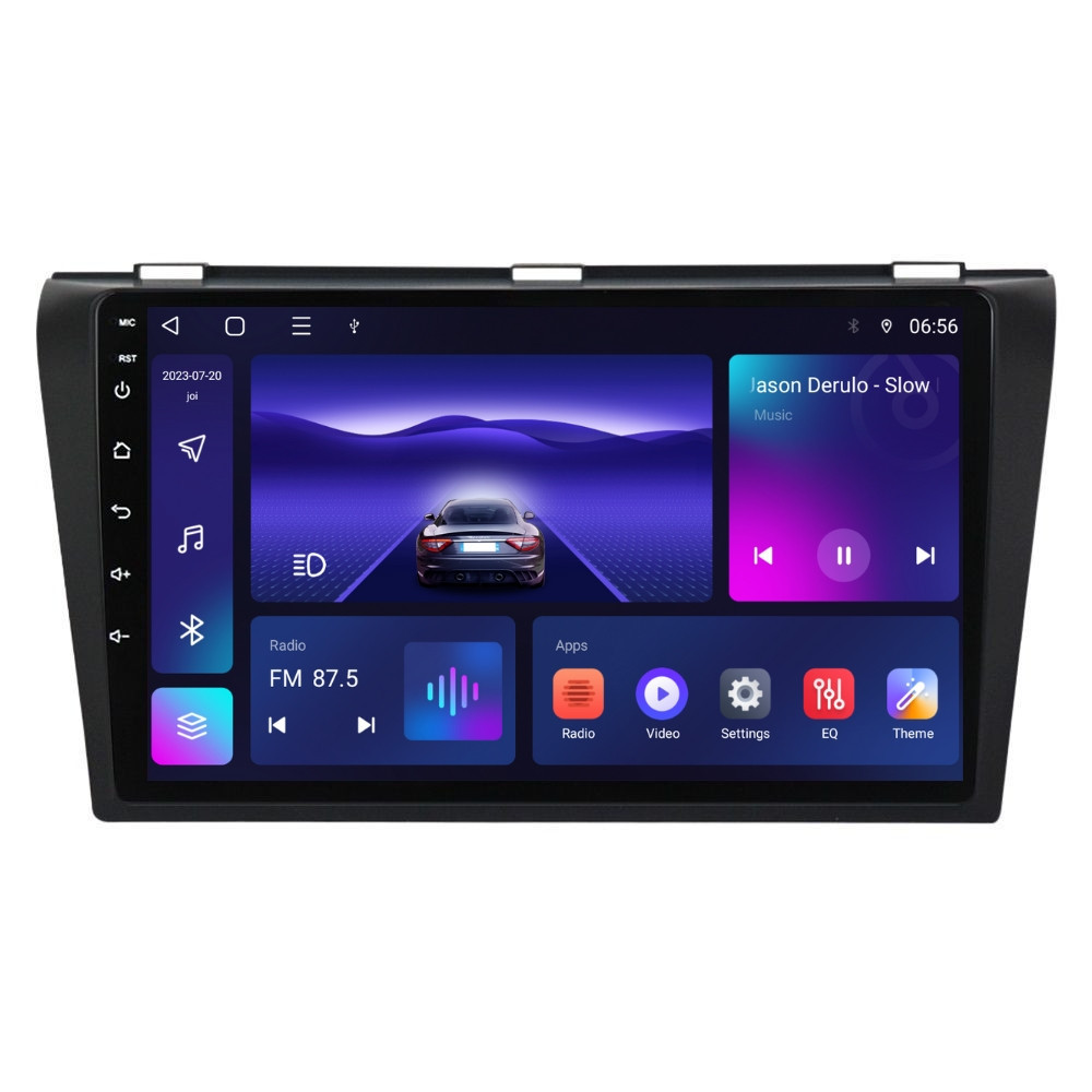 Navigatie dedicata cu Android Mazda 3 2003 - 2009, 2GB RAM, Radio GPS Dual Zone, Display HD QLED 9