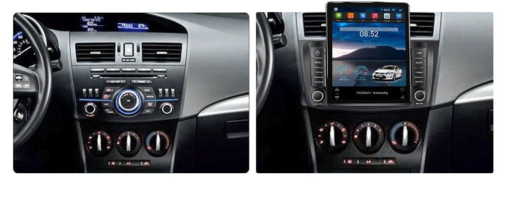 Navigatie dedicata cu Android Mazda 3 2009 - 2013, 2GB RAM, Radio GPS Dual Zone, Touchscreen IPS 9.7