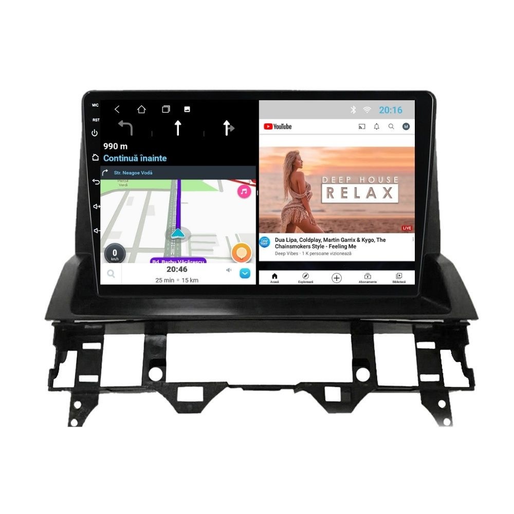 Navigatie dedicata cu Android Mazda 6 2002 - 2008, 1GB RAM, Radio GPS Dual Zone, Display HD IPS 10" Touchscreen, Internet Wi-Fi, Bluetooth, MirrorLink, USB - Imagine 6