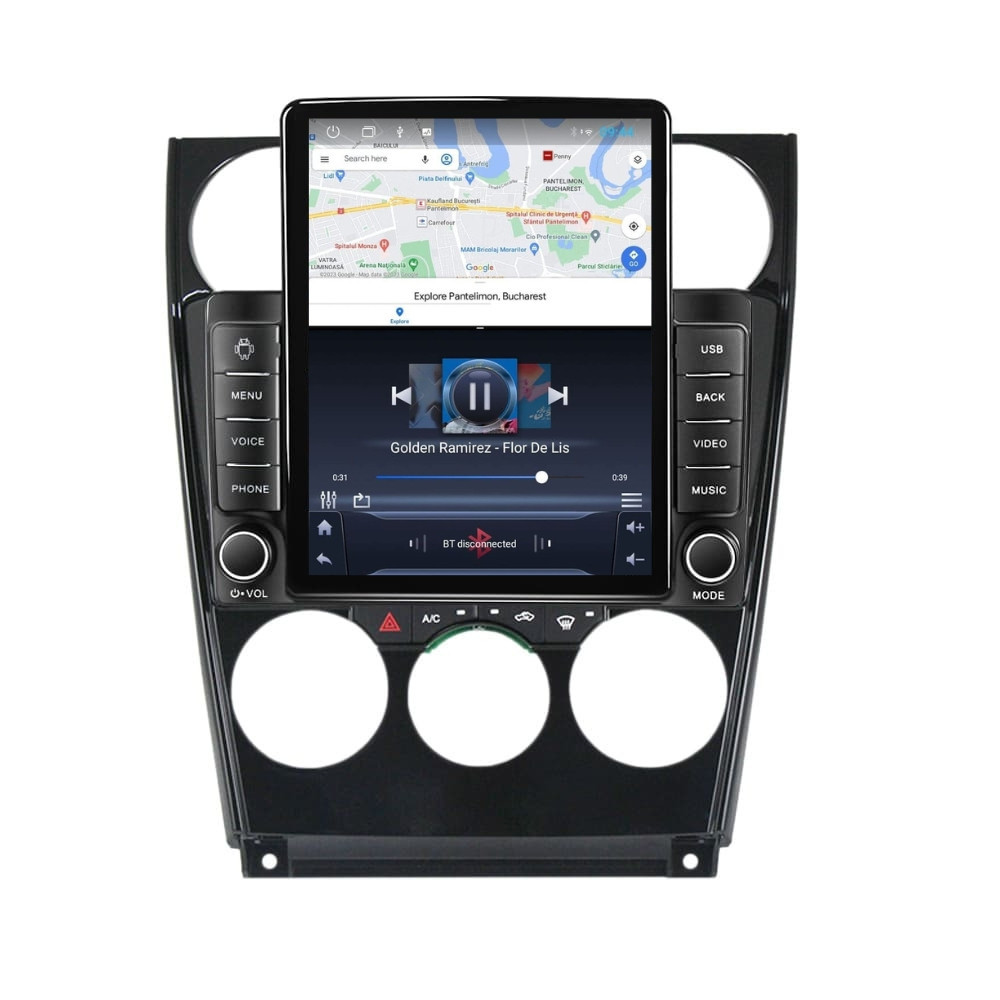 Navigatie dedicata cu Android Mazda 6 2002 - 2008, 2GB RAM, Radio GPS Dual Zone, Touchscreen IPS 9.7