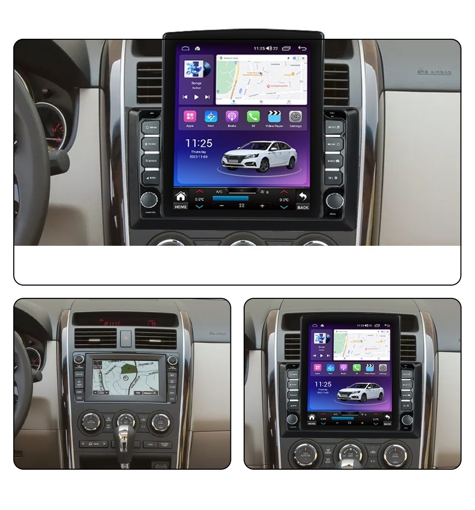 Navigatie dedicata cu Android Mazda CX-9 2006 - 2016, 4GB RAM, Radio GPS Dual Zone, Touchscreen IPS 9.7