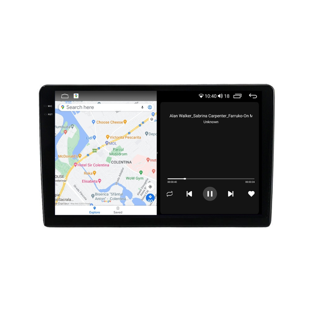 Navigatie dedicata cu Android Mercedes G-Class W463 2002 - 2009, 8GB RAM, Radio GPS Dual Zone, Display 2K QLED 9.5