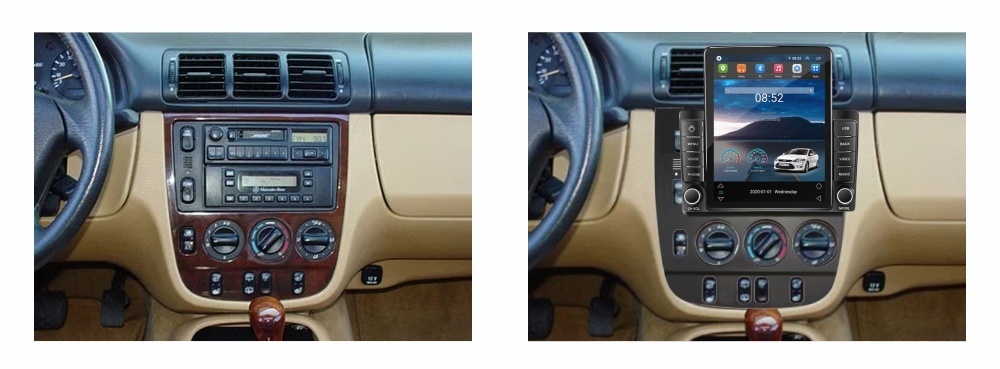 Navigatie dedicata cu Android Mercedes ML W163 1998 - 2001, 2GB RAM, Radio GPS Dual Zone, Touchscreen IPS 9.7