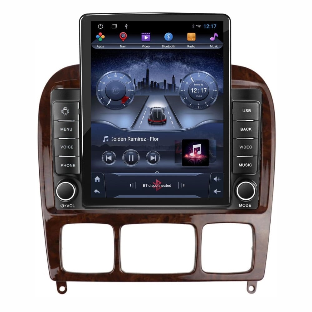 Navigatie dedicata cu Android Mercedes S-Class W220 1998 - 2005, 2GB RAM, Radio GPS Dual Zone, Touchscreen IPS 9.7