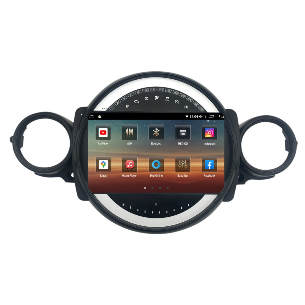 Navigatie dedicata cu Android Mini Cooper / One (R56, R57, R58, R59) 2006 - 2015, 8GB RAM, Radio GPS Dual Zone, Display HD QLED 9