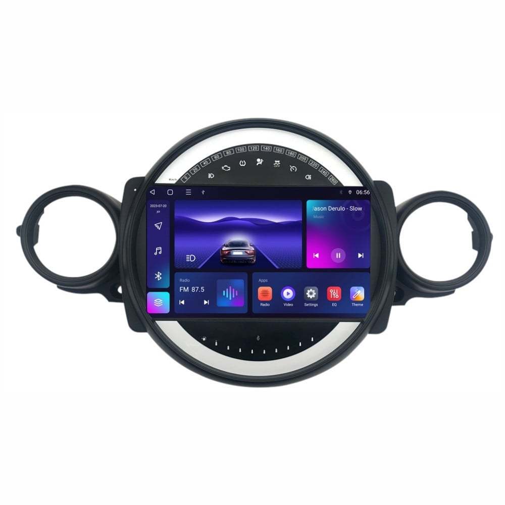 Navigatie dedicata cu Android Mini Cooper / One (R56, R57, R58, R59) 2006 - 2015, 3GB RAM, Radio GPS Dual Zone, Display HD QLED 9