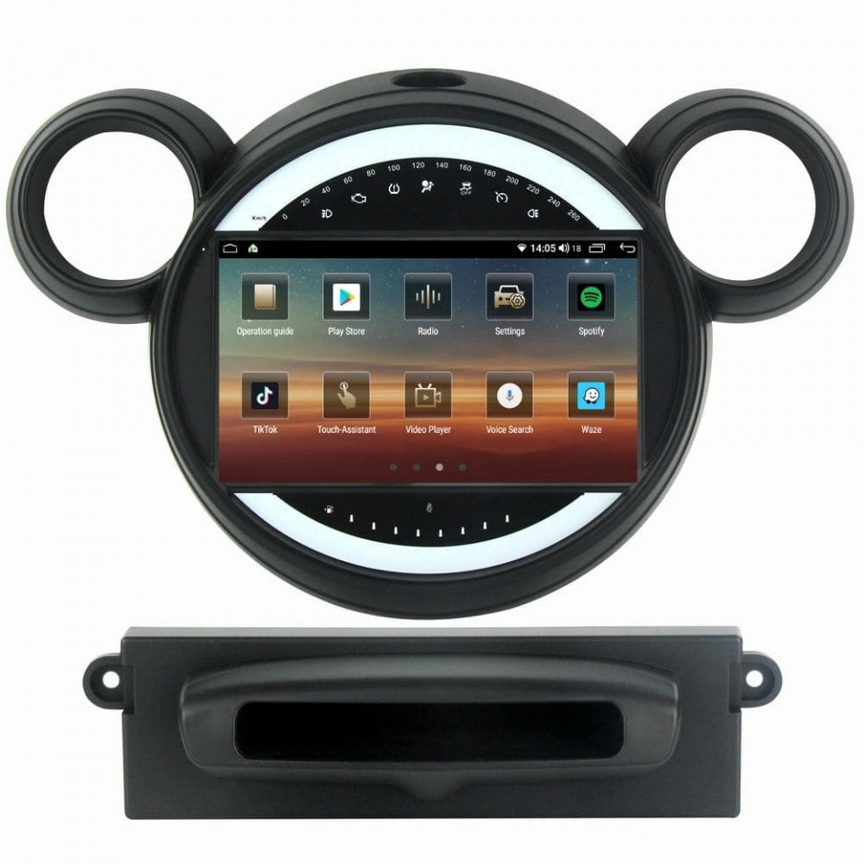 Navigatie dedicata cu Android Mini Countryman / Paceman (R60, R61) 2010 - 2017, 8GB RAM, Radio GPS Dual Zone, Display HD QLED 9