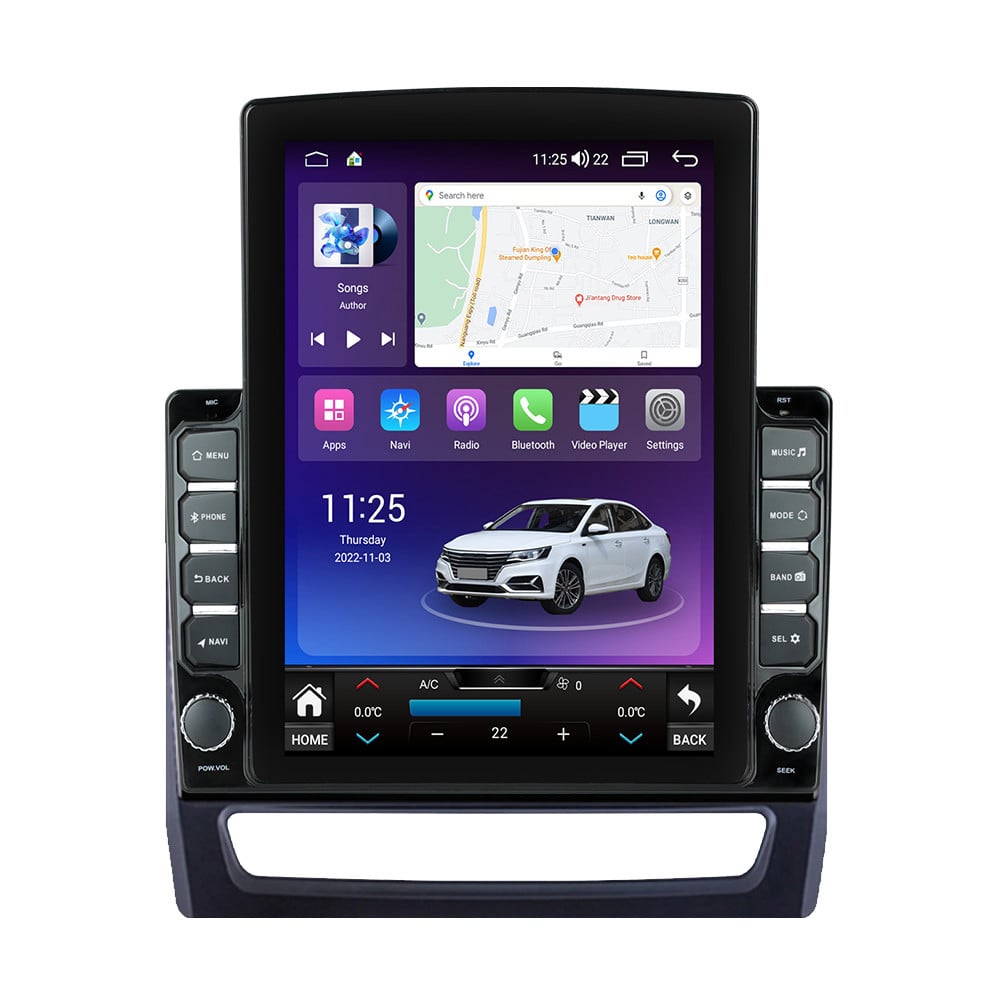 Navigatie dedicata cu Android Mitsubishi ASX dupa 2019, 4GB RAM, Radio GPS Dual Zone, Touchscreen IPS 9.7