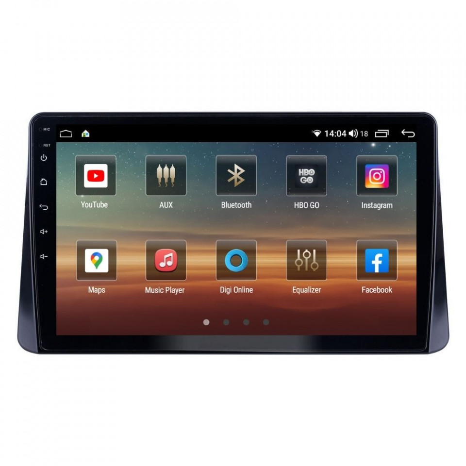 Navigatie dedicata cu Android Mitsubishi Eclipse Cross 2017 - 2020, 6GB RAM, Radio GPS Dual Zone, Display HD QLED 10