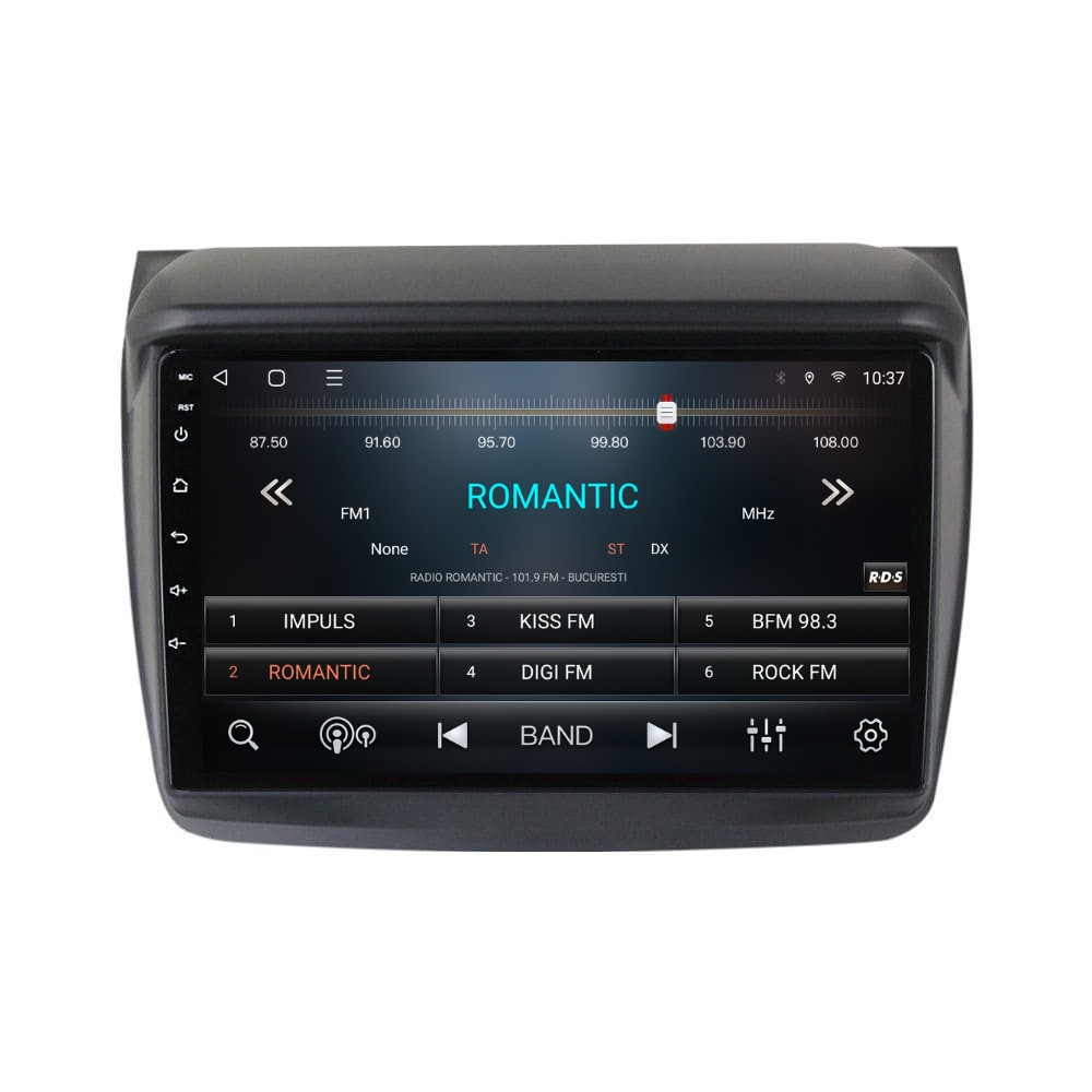 Navigatie dedicata cu Android Mitsubishi L200 2005 - 2015, 2GB RAM, Radio GPS Dual Zone, Display HD QLED 9