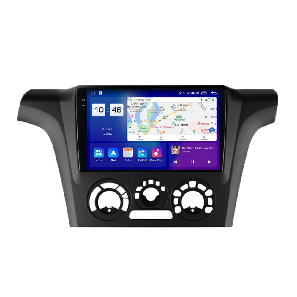 Navigatie dedicata cu Android Mitsubishi Outlander I 2001 - 2006, 4GB RAM, Radio GPS Dual Zone, Display 2K QLED 10.36