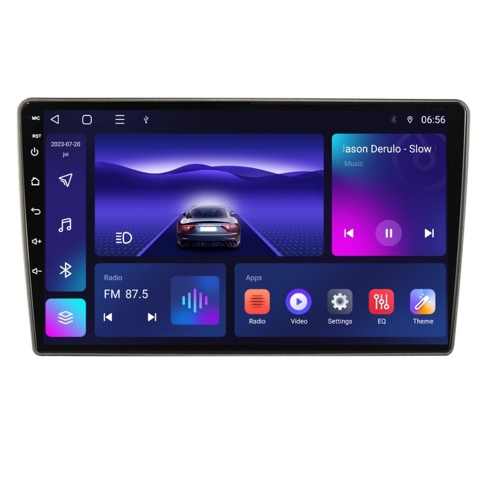 Navigatie dedicata cu Android Nissan Tiida 2004 - 2013, 2GB RAM, Radio GPS Dual Zone, Display HD QLED 9" Touchscreen, Internet Wi-Fi si slot SIM 4G, Bluetooth, MirrorLink, USB - Imagine 2