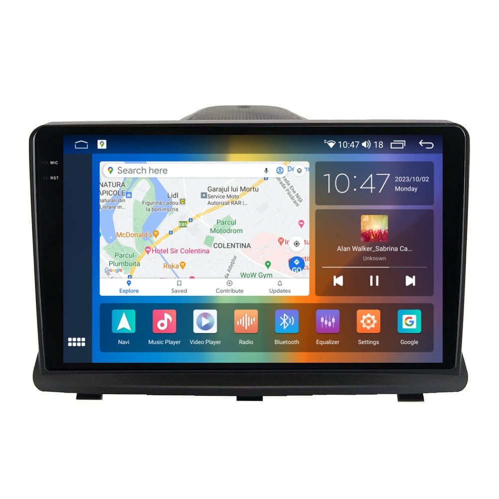 Navigatie dedicata cu Android Opel Antara 2006 - 2017, 8GB RAM, Radio GPS Dual Zone, Display 2K QLED 9.5