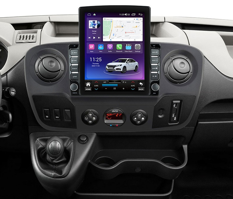 Navigatie dedicata cu Android Opel Movano B 2010 - 2019, 4GB RAM, Radio GPS Dual Zone, Touchscreen IPS 9.7