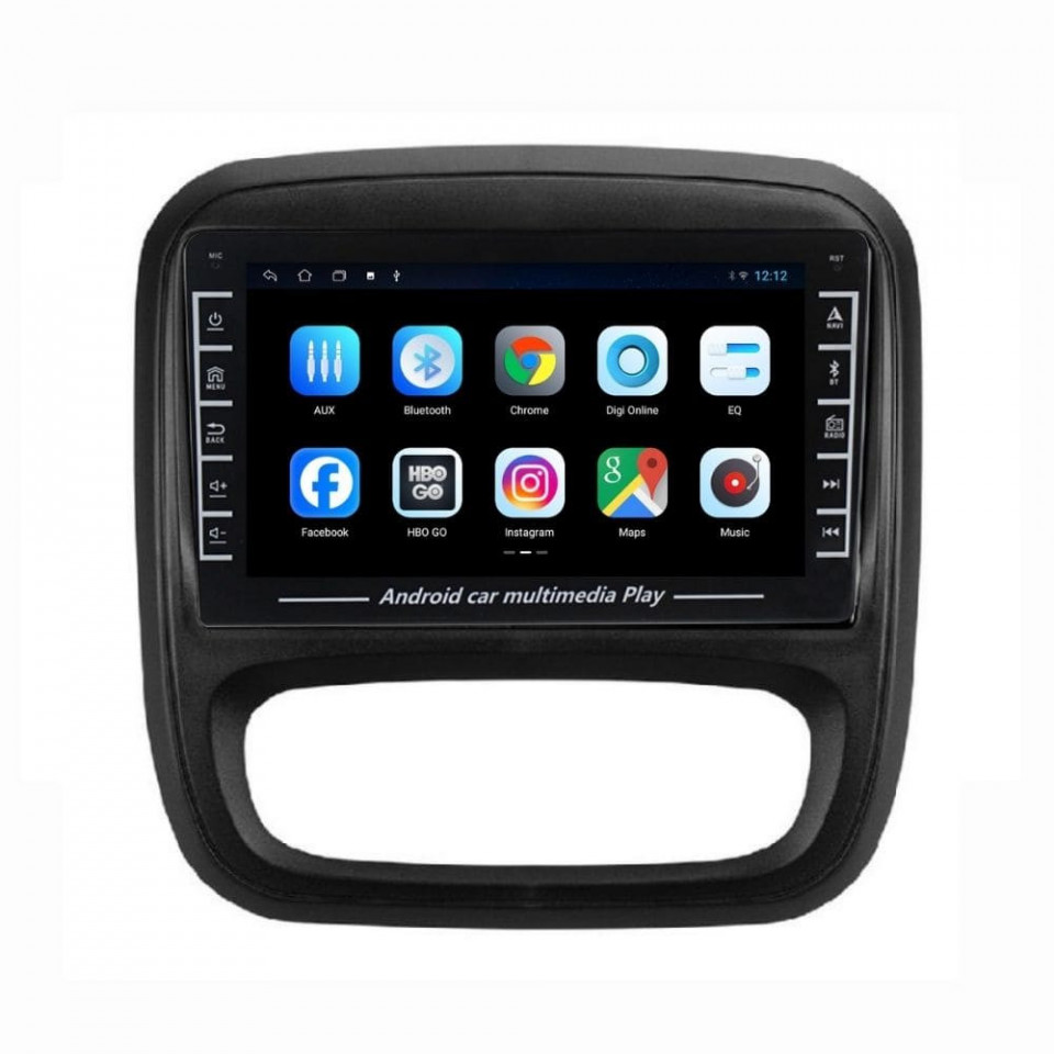 Navigatie dedicata cu Android Opel Vivaro B 2014 - 2019, 1GB RAM, Radio GPS Dual Zone, Display HD IPS 8