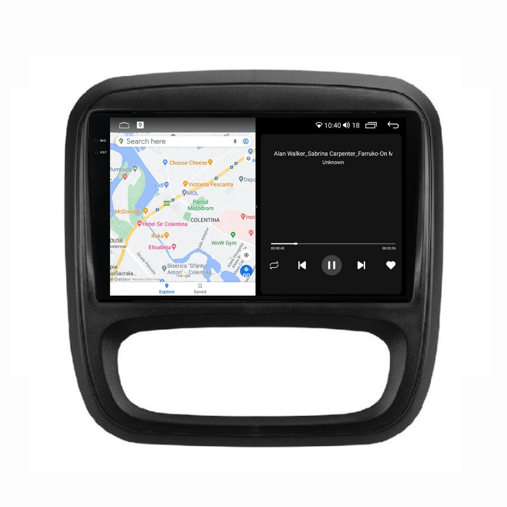 Navigatie dedicata cu Android Opel Vivaro B 2014 - 2019, 4GB RAM, Radio GPS Dual Zone, Display 2K QLED 9.5